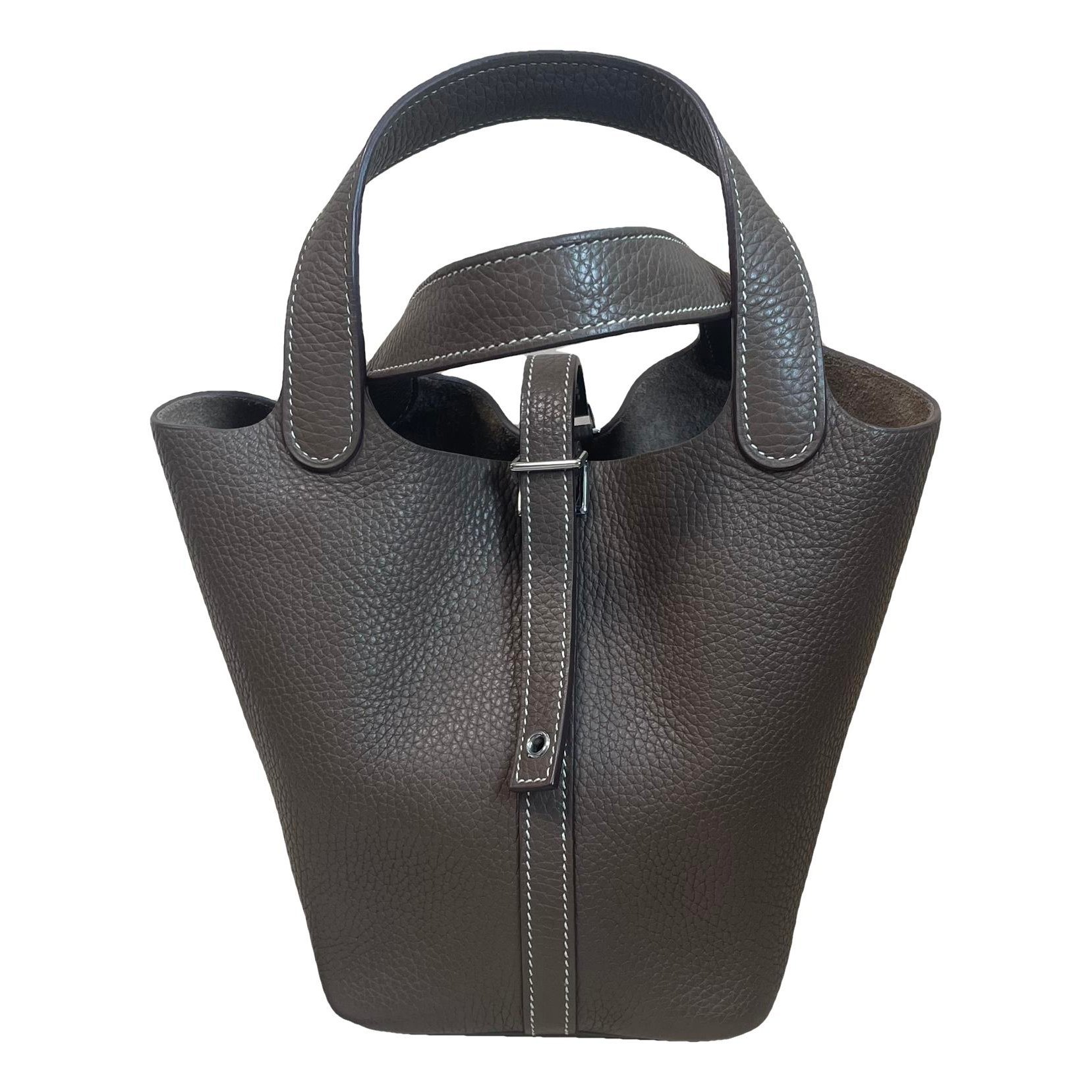Hermes Picotin leather tote