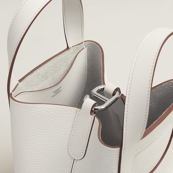 New White Hermès In-the-loop 18 Bag