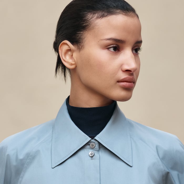 Bleu Adriatique Equestrian Shirt