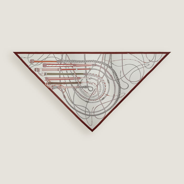 Exceptional Embroidered Giant Triangle