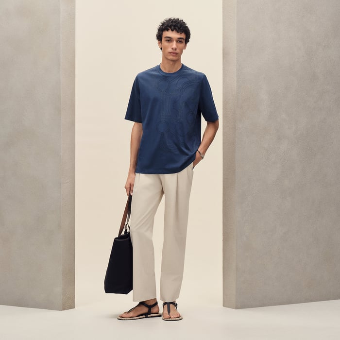 Indigo "Eperon d'Or" T-shirt
