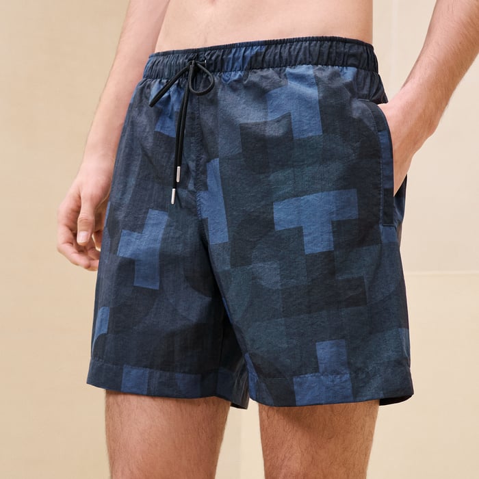 Marine "Maillons Puzzle" Swim Trunks