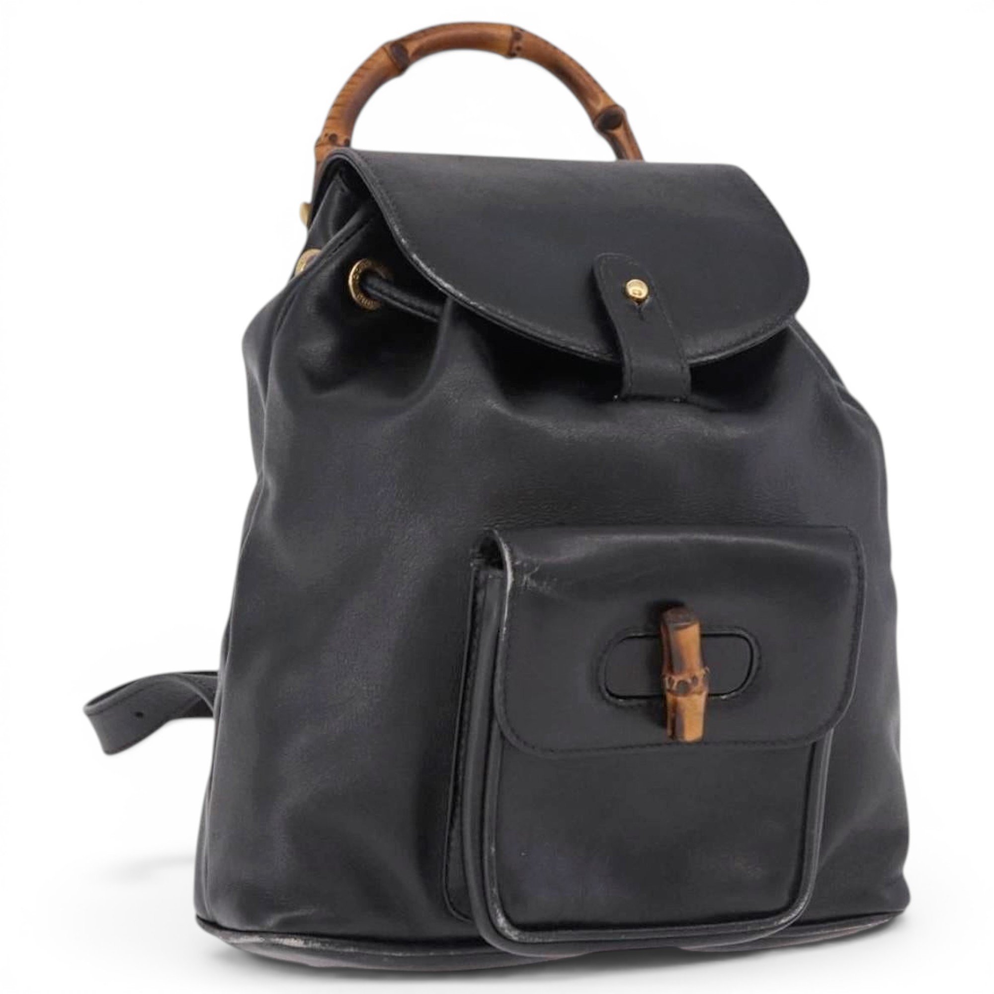 Leather backpack