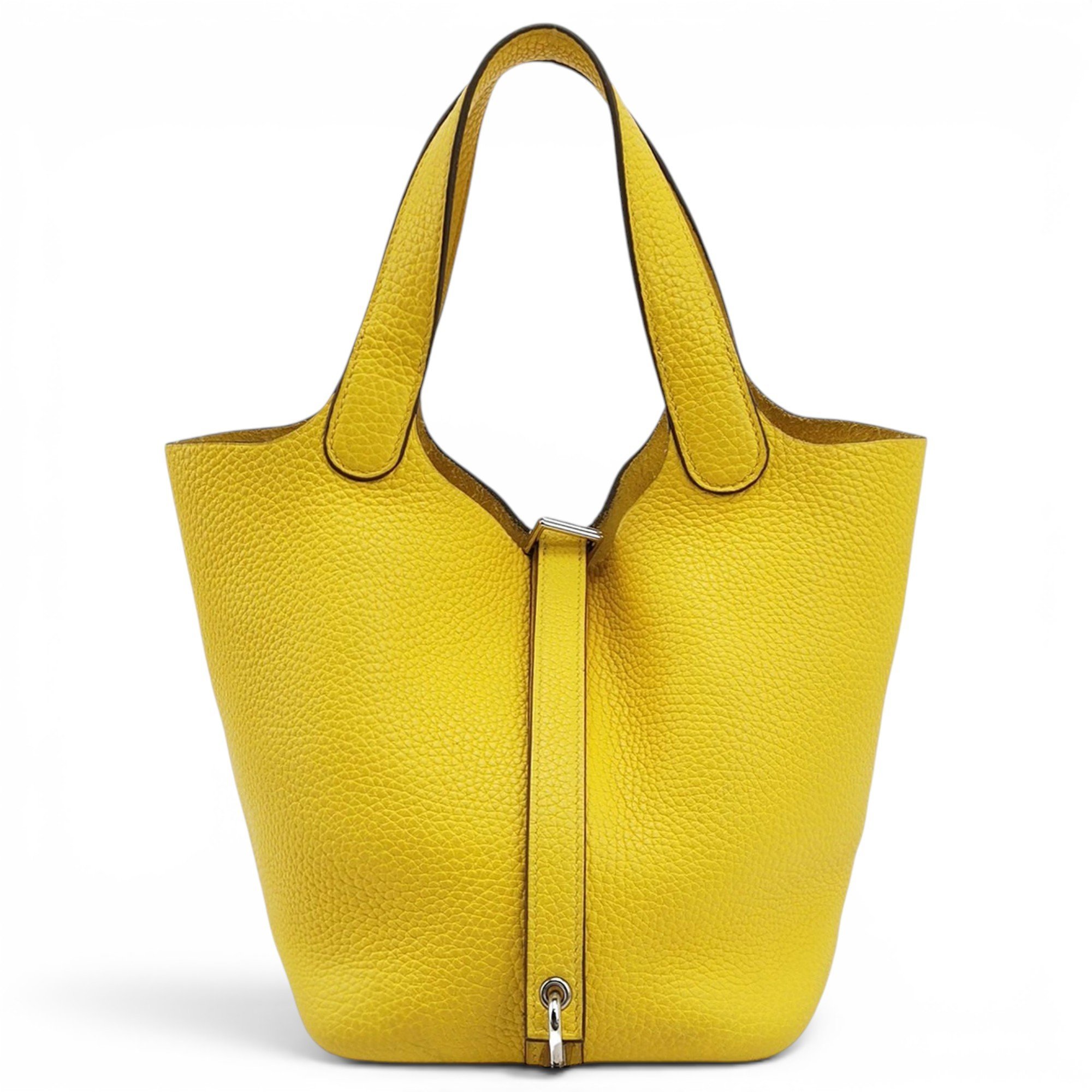 Picotin leather handbag