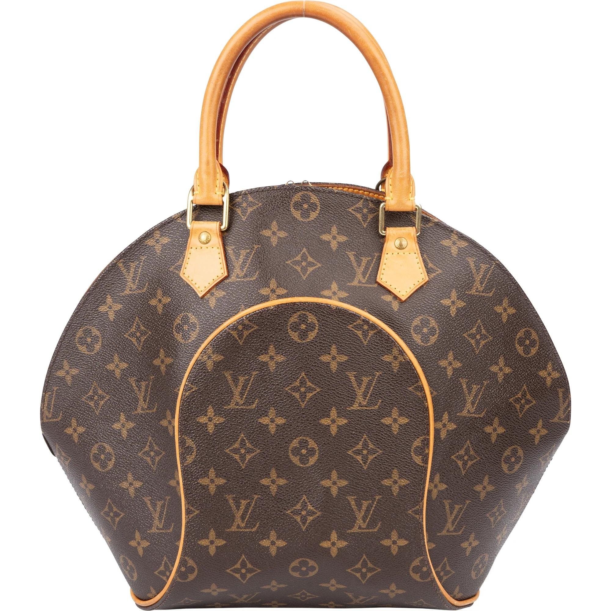 Ellipse leather satchel