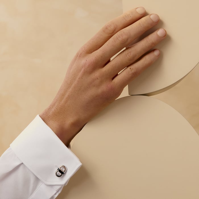 Noir Maillon Cufflinks