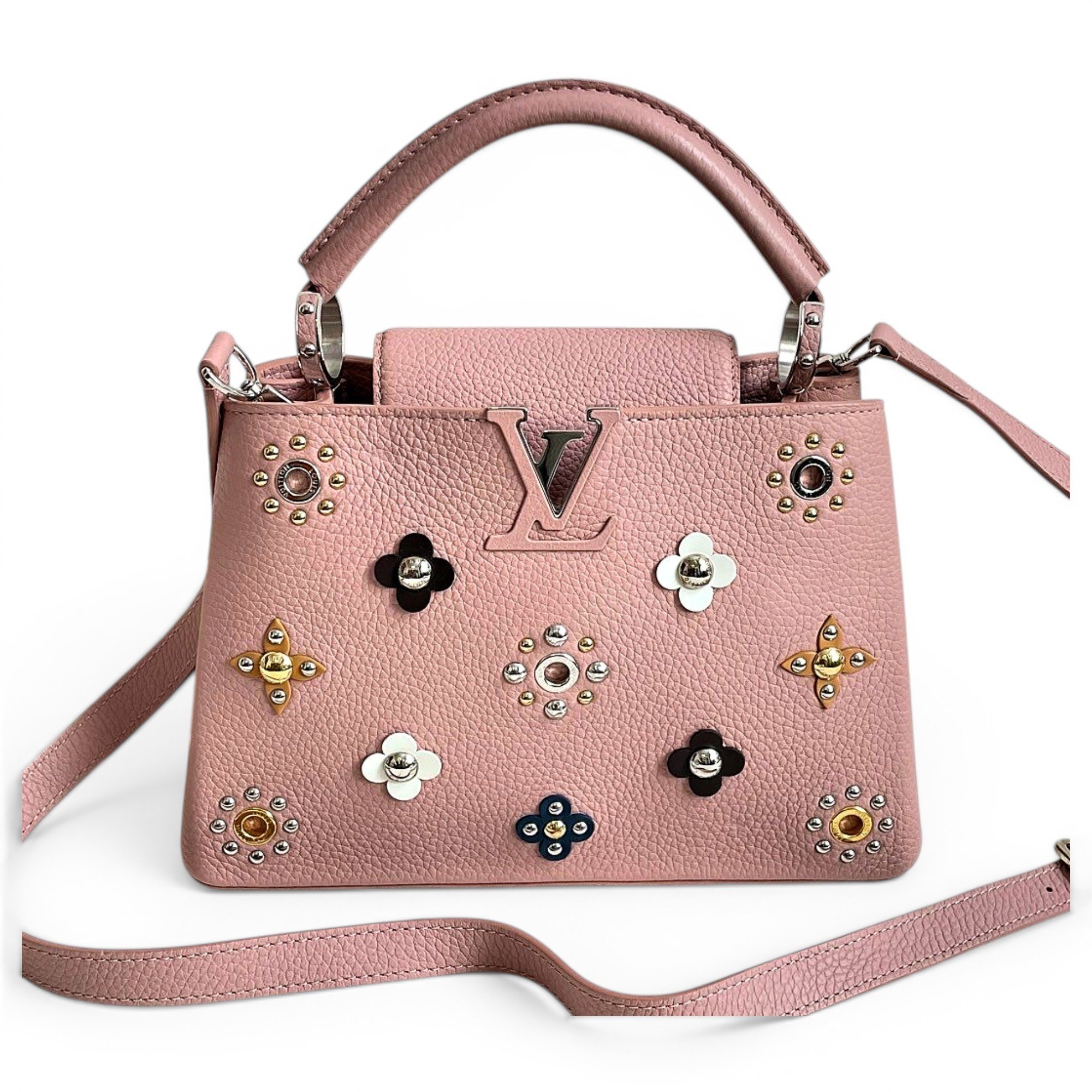 Capucines leather handbag