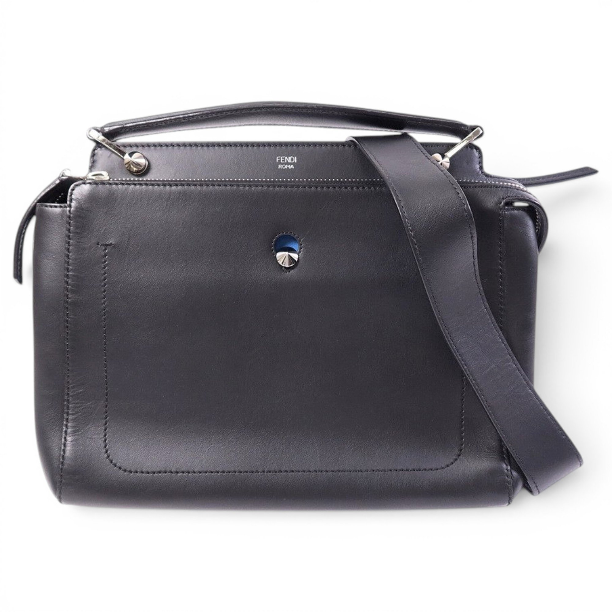 Peekaboo leather handbag