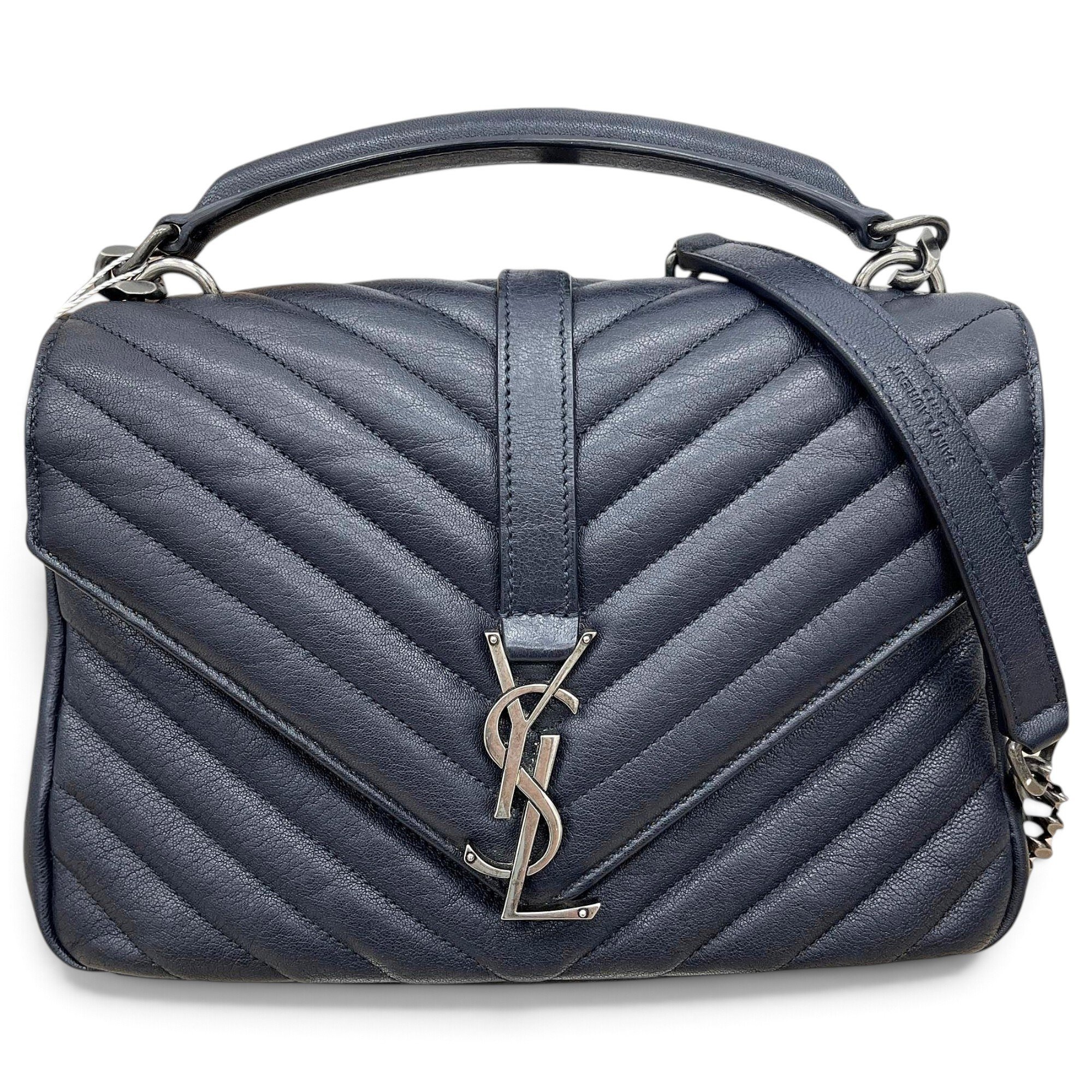 Collége monogramme leather handbag