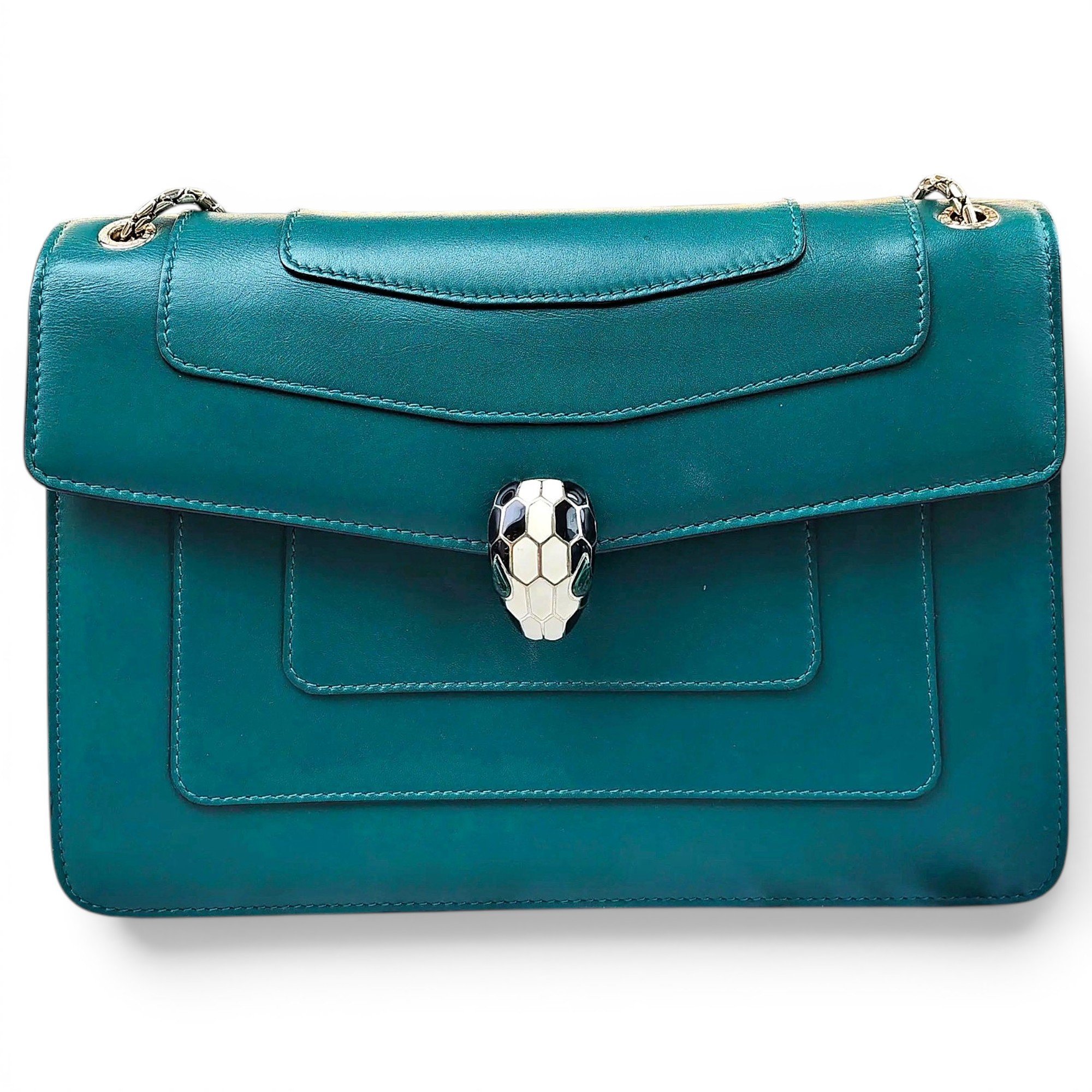 Bvlgari Serpenti leather crossbody bag