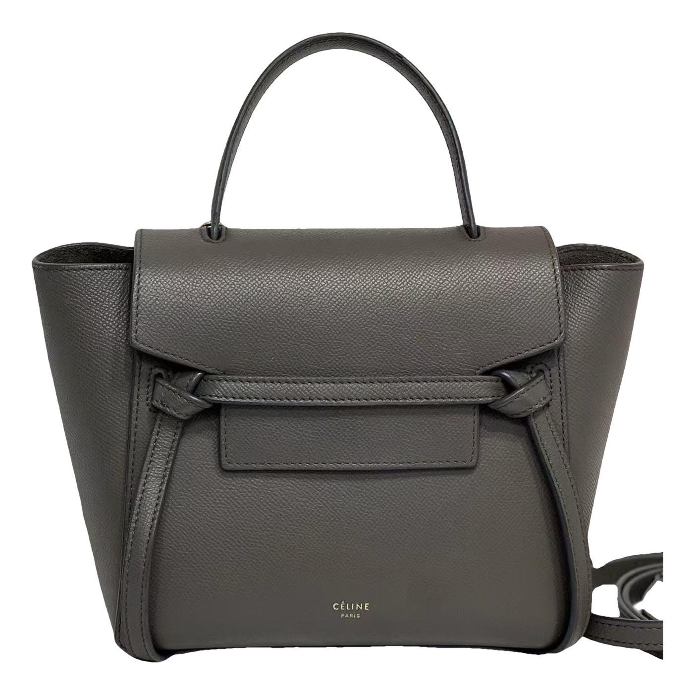 Belt leather handbag