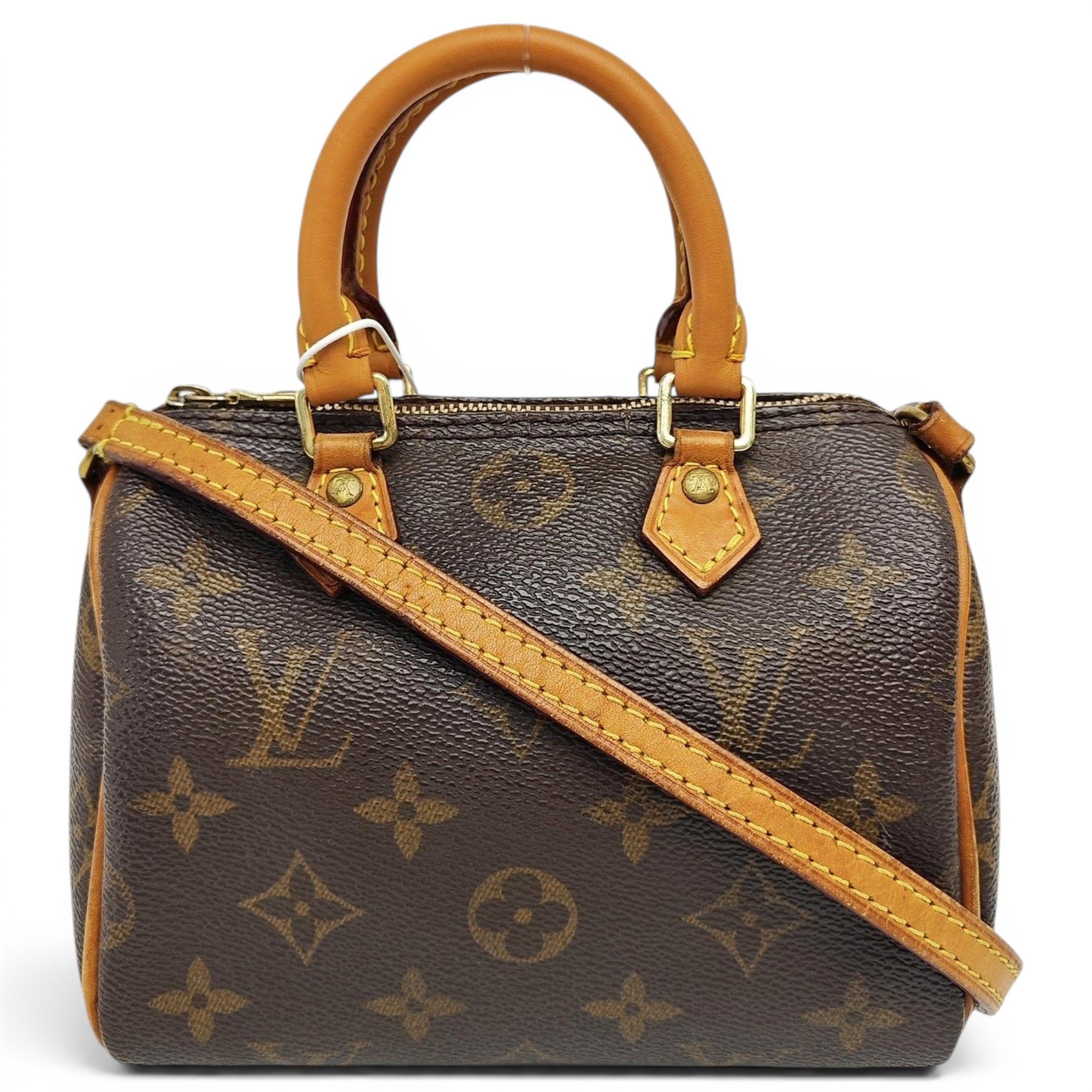 Nano Speedy / Mini HL leather handbag