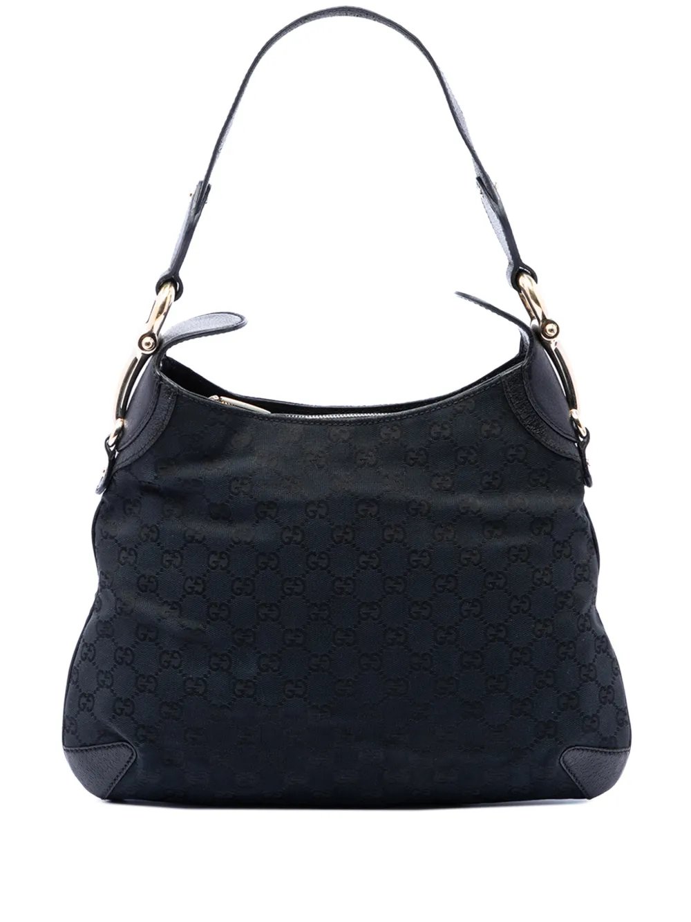 2000-2015 GG Canvas Horsebit Creole hobo bag