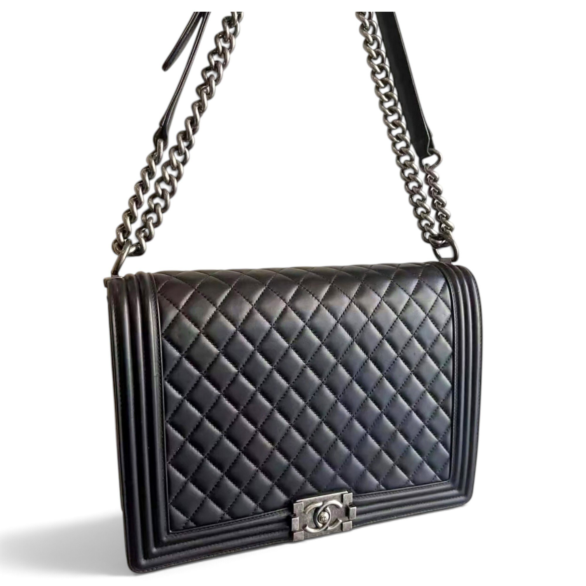 Boy leather crossbody bag