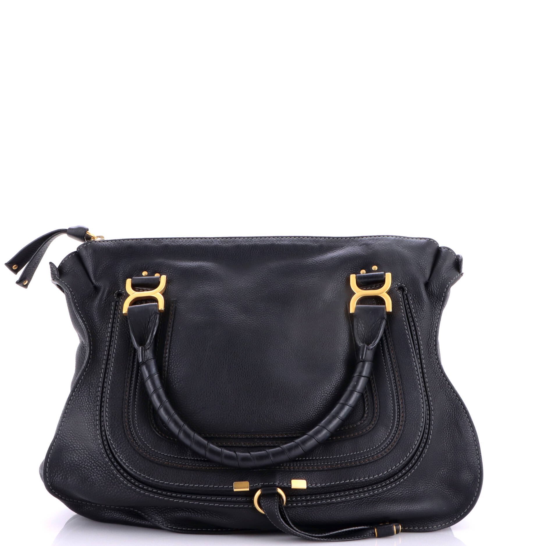 Marcie Satchel Leather Large