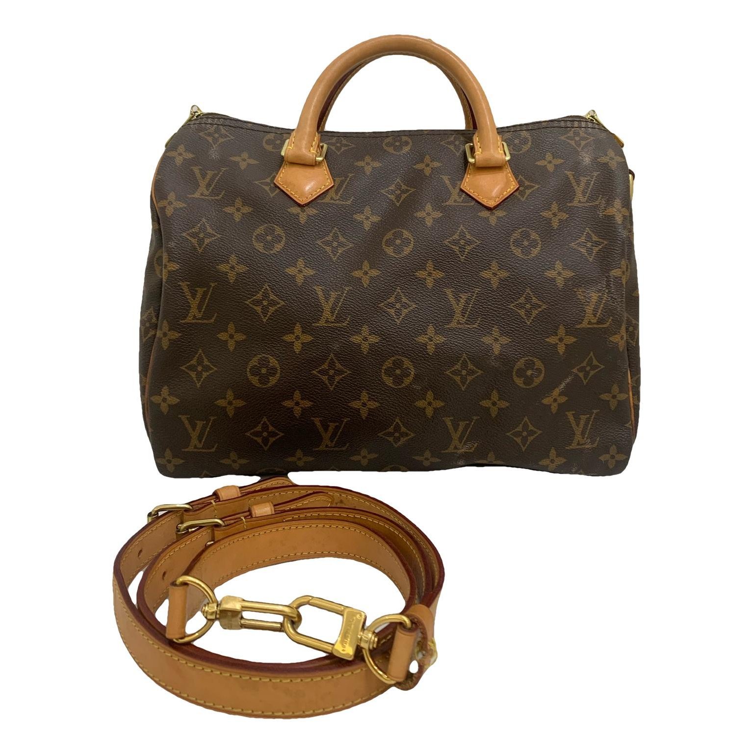 Nano Speedy / Mini HL leather handbag
