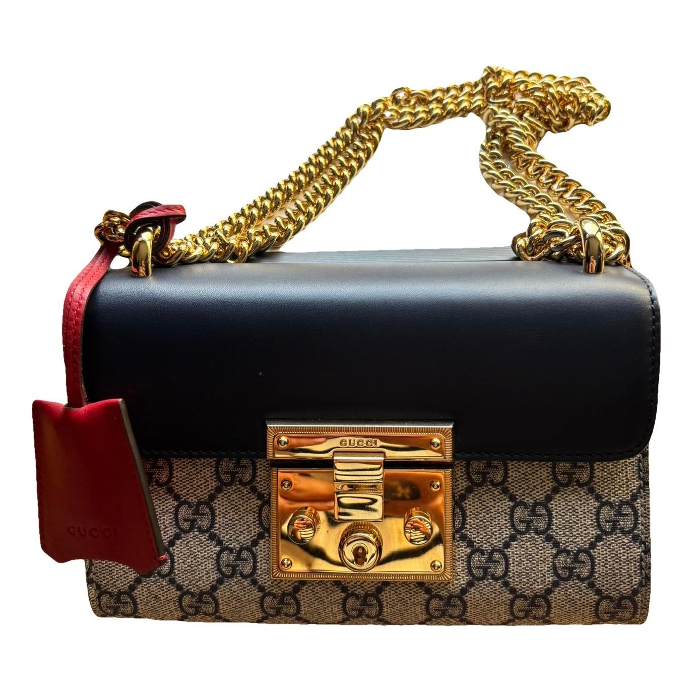 Padlock cloth crossbody bag