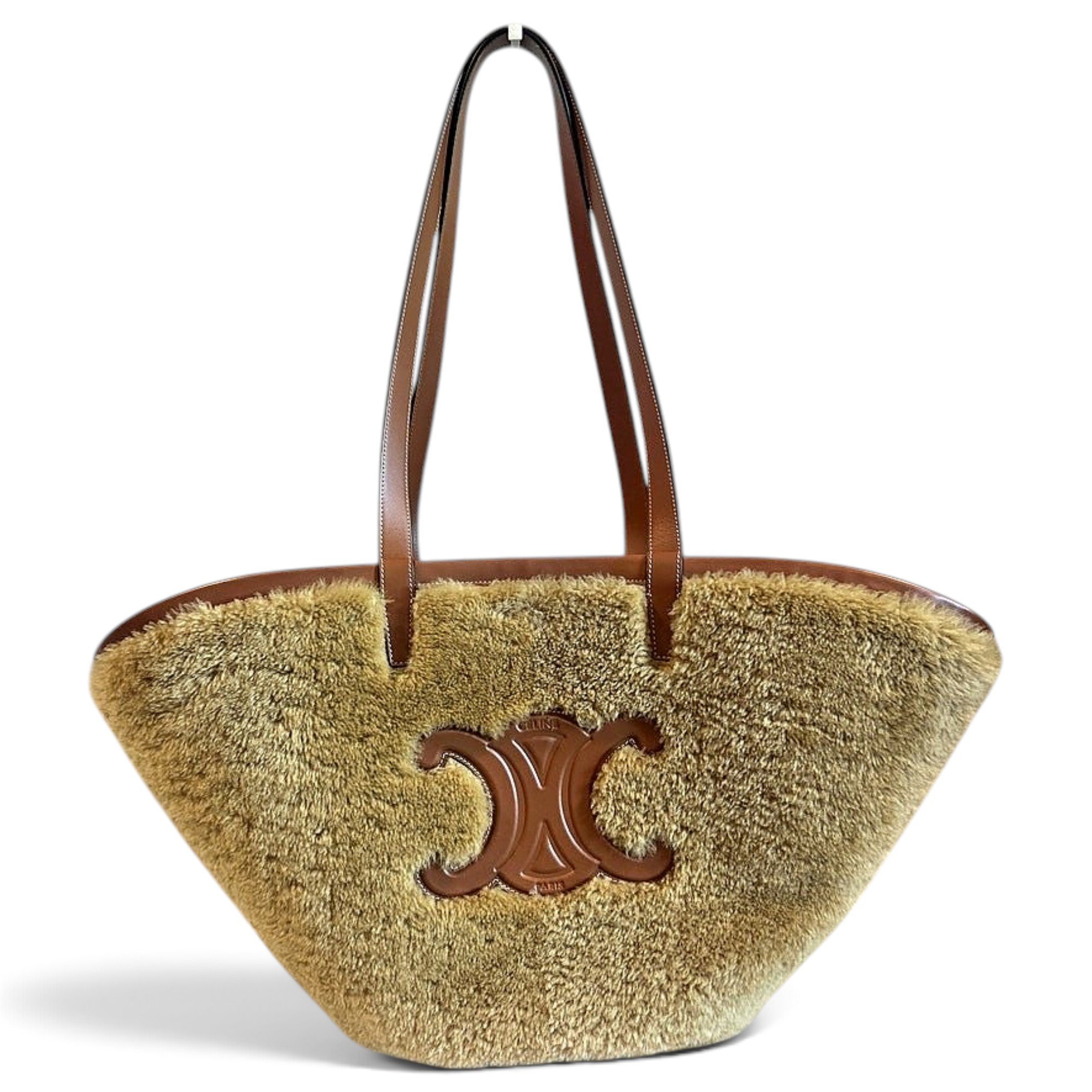 Triomphe leather tote
