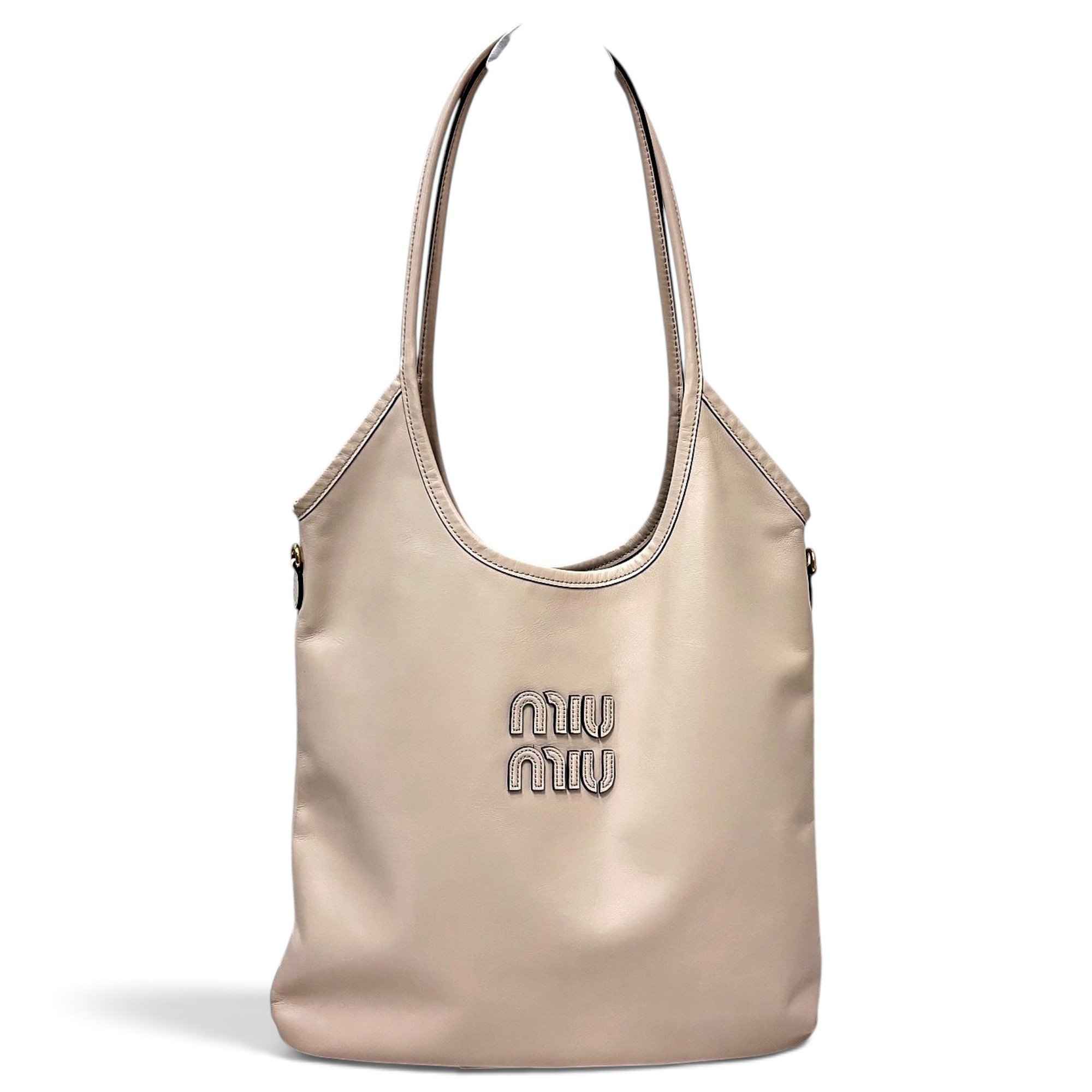 Miu Miu Miu Logo leather handbag