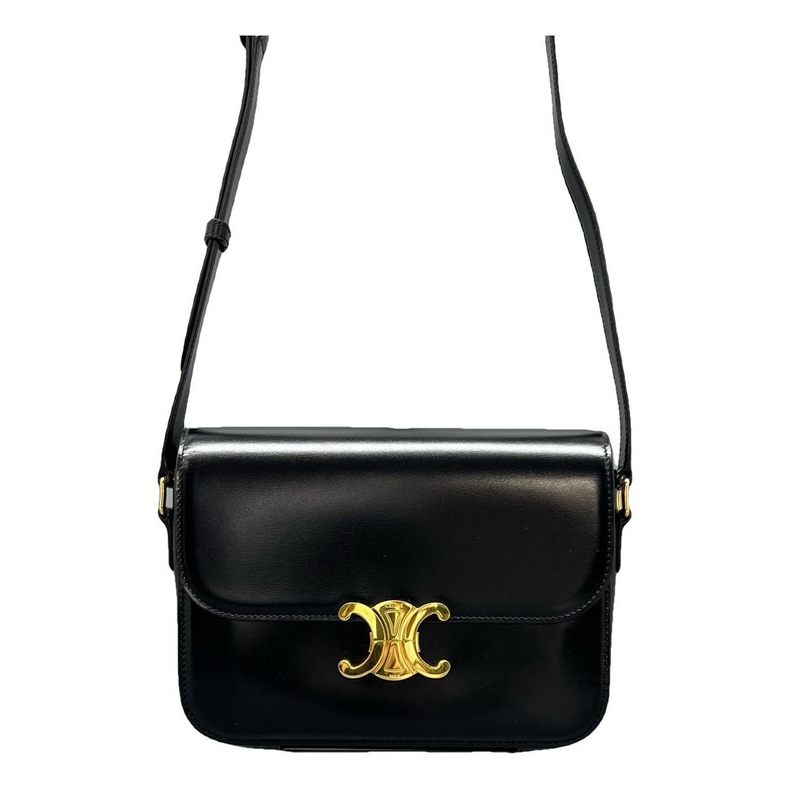 Triomphe leather handbag