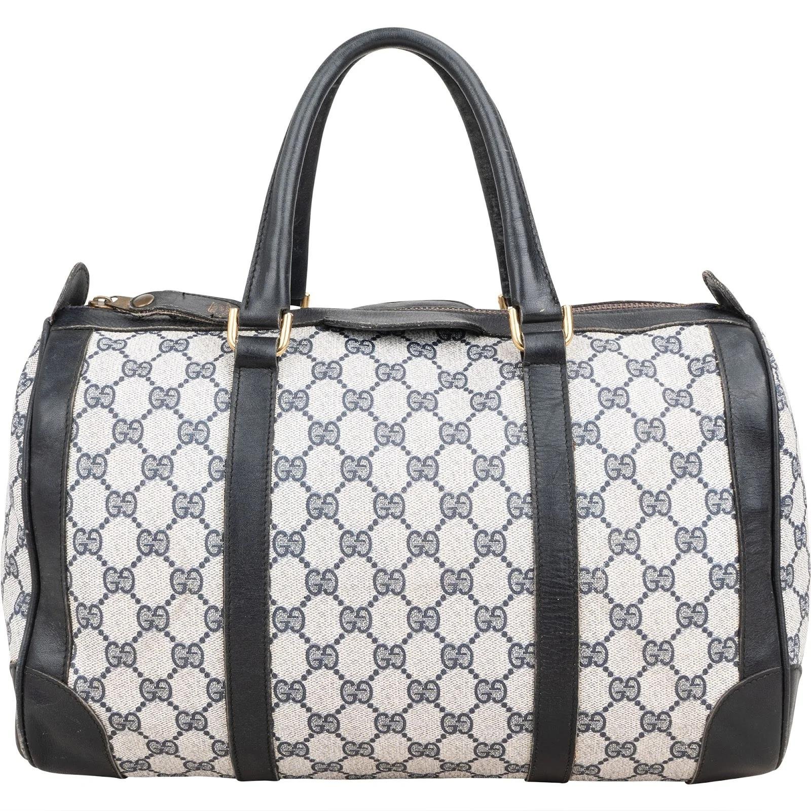 Boston leather handbag