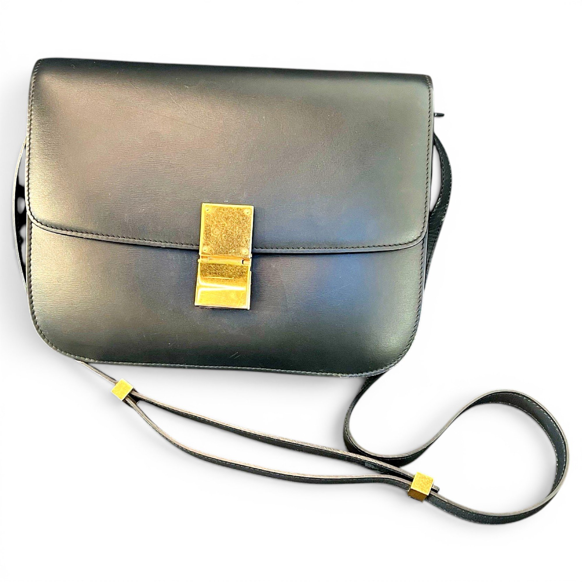 Classic leather handbag