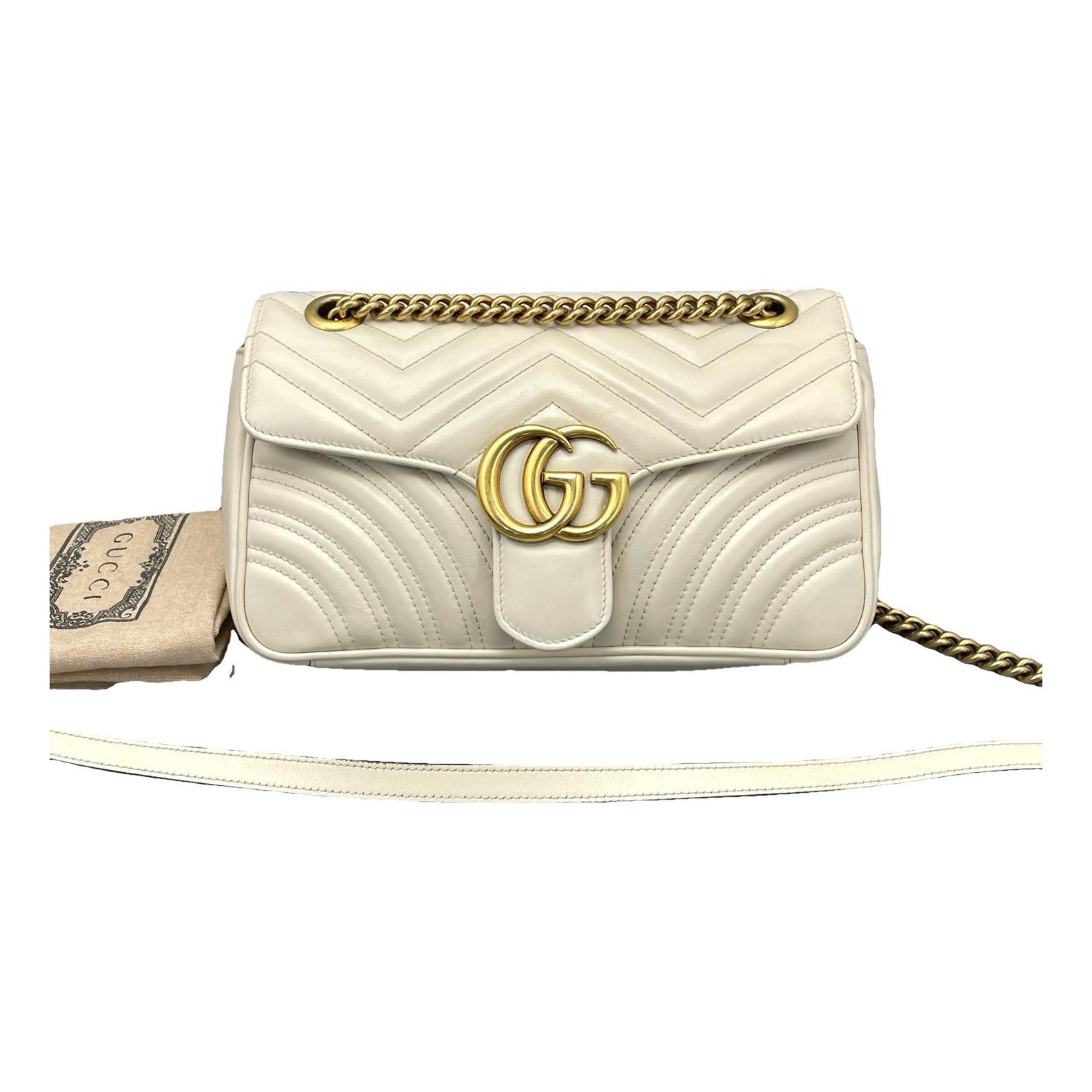 GG Marmont Flap leather handbag