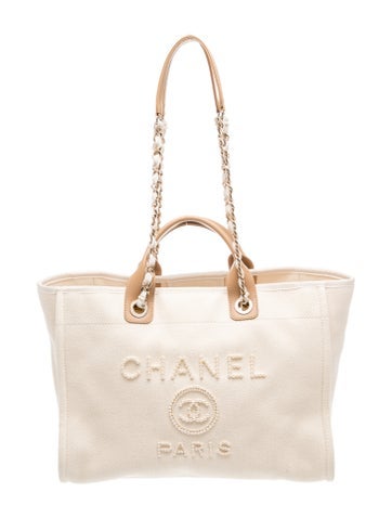 Medium Pearl Deauville Shopping Tote