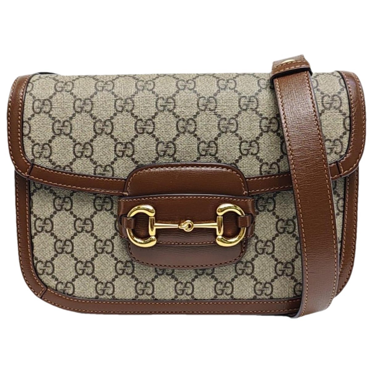 Handle Horsebit 1955 leather crossbody bag