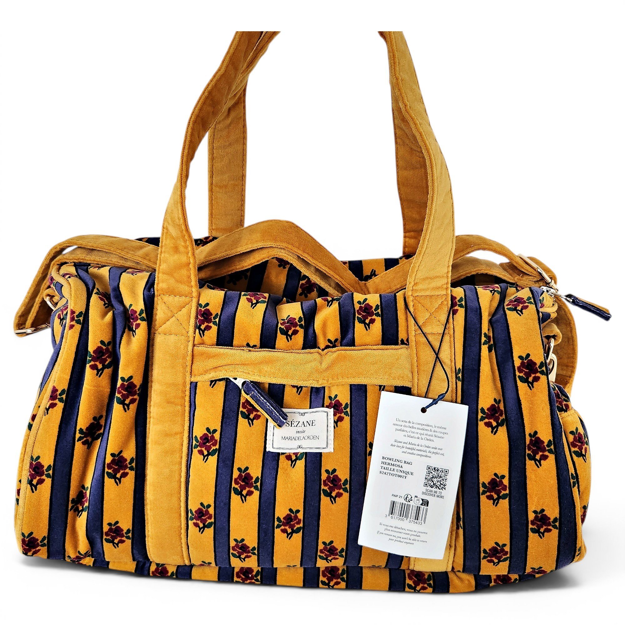 Velvet crossbody bag