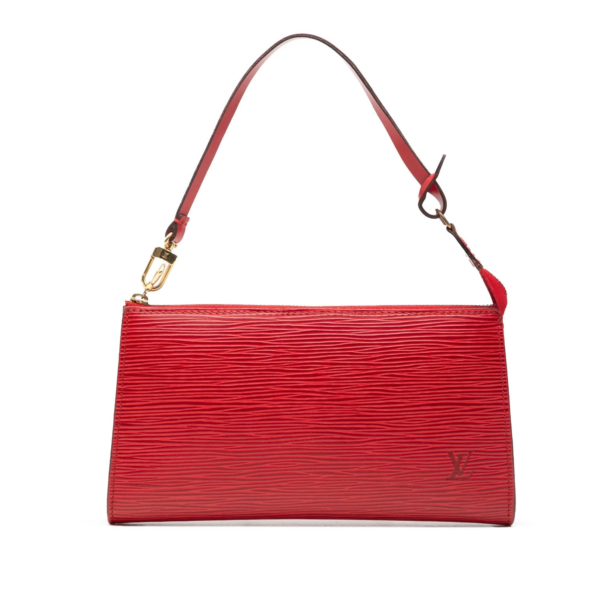 Pochette Accessoire leather handbag