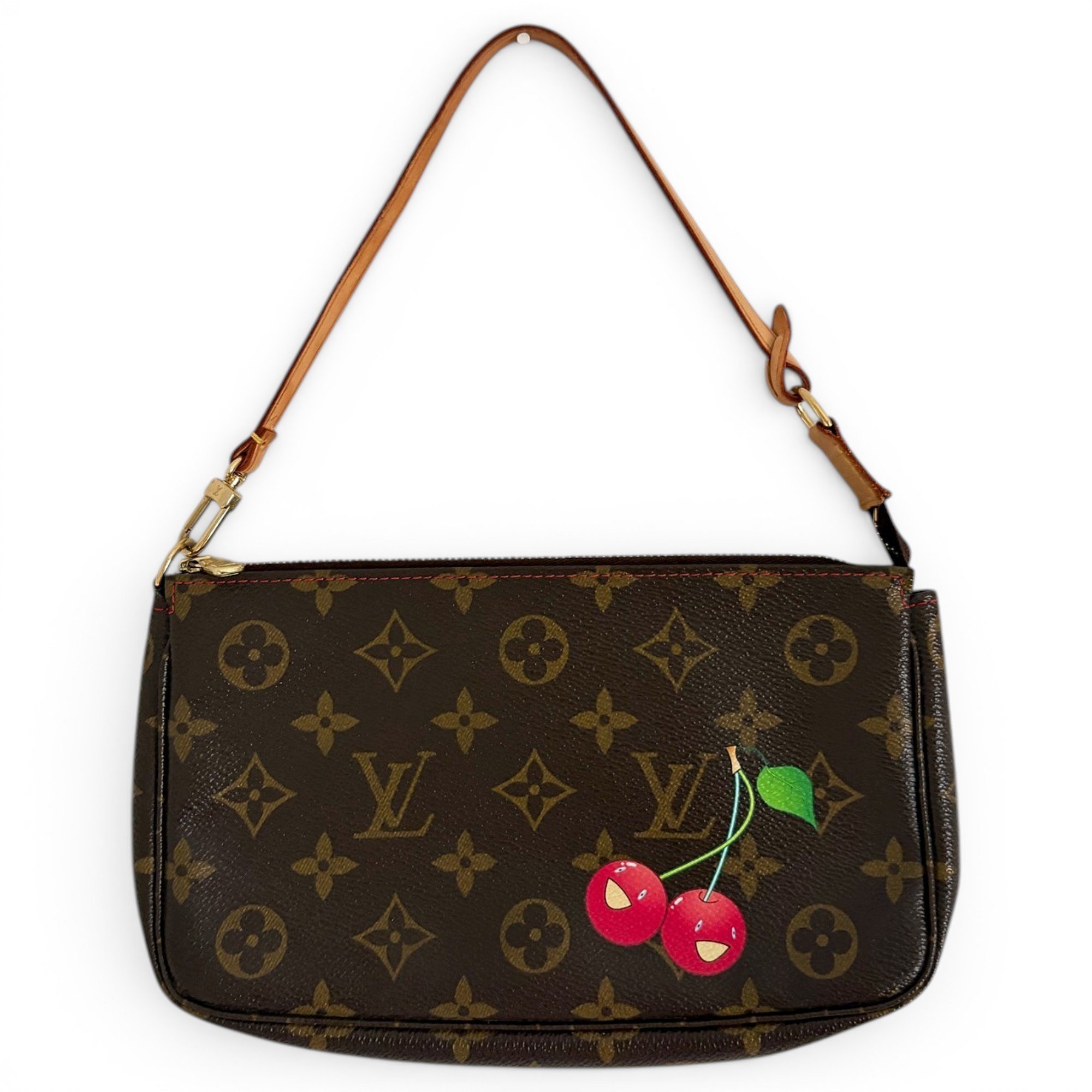 Pochette Accessoire leather handbag