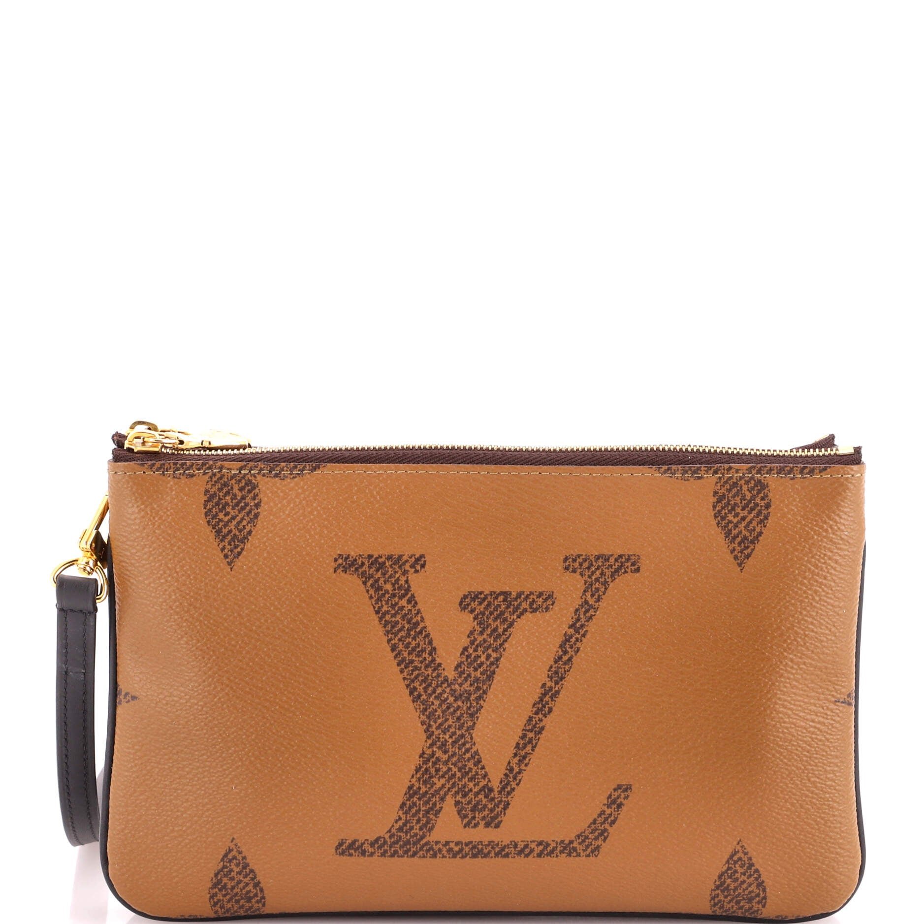 Double Zip Pochette Reverse Monogram Giant