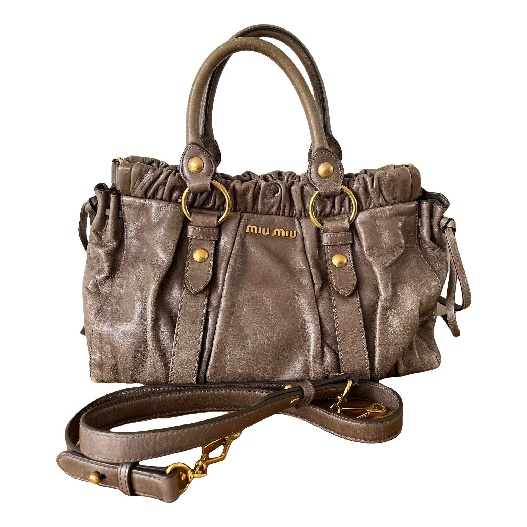 Vitello leather handbag