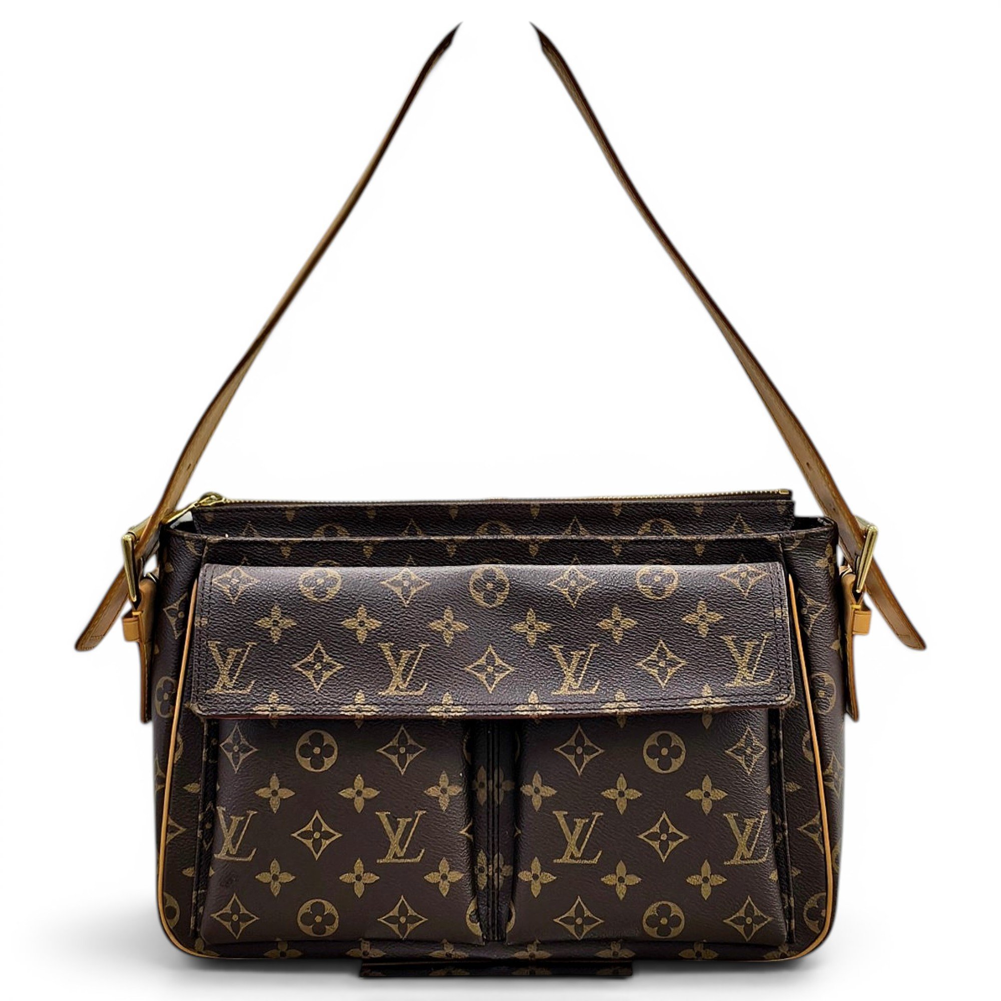 Viva Cité leather handbag