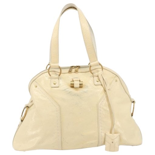 Patent leather handbag
