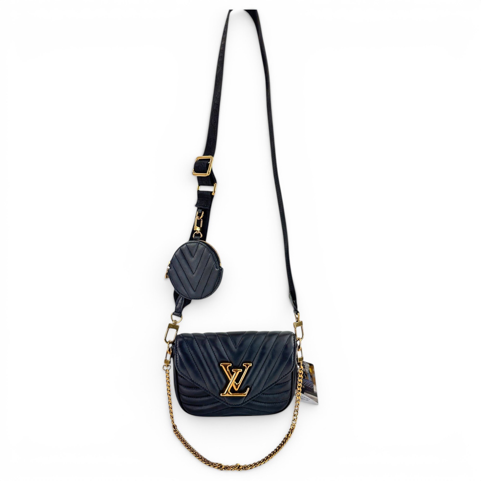Multi-Pochette New Wave leather handbag