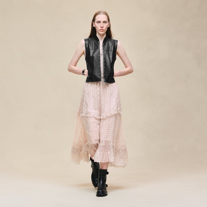 Noir Fitted Vest