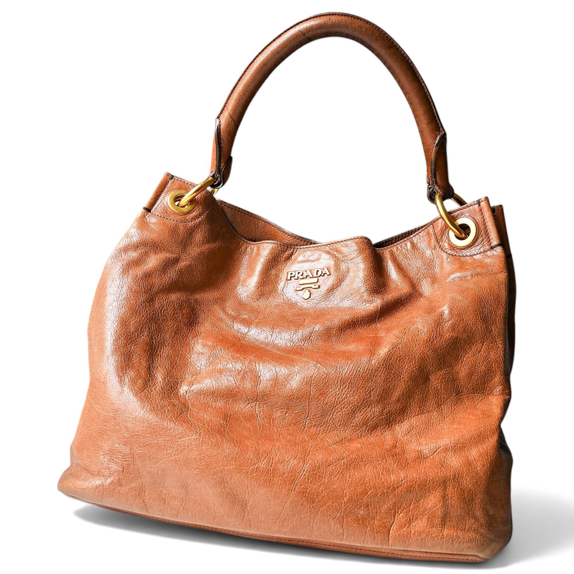 Leather handbag