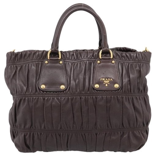 Leather tote
