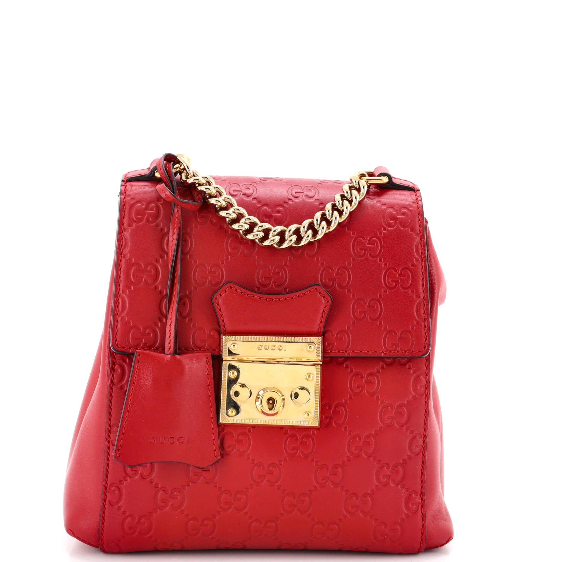 Padlock Backpack Guccissima Leather Mini