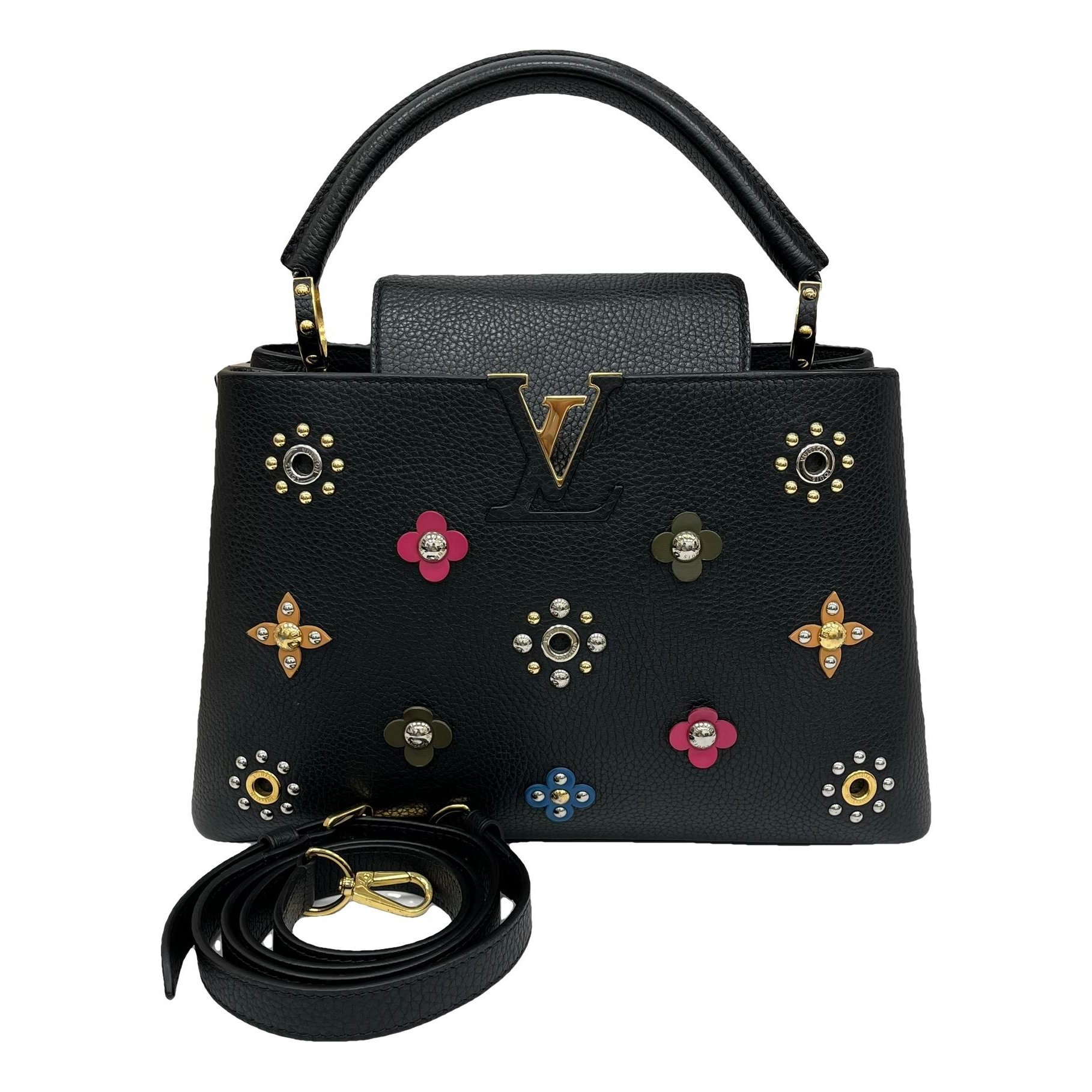 Capucines leather handbag