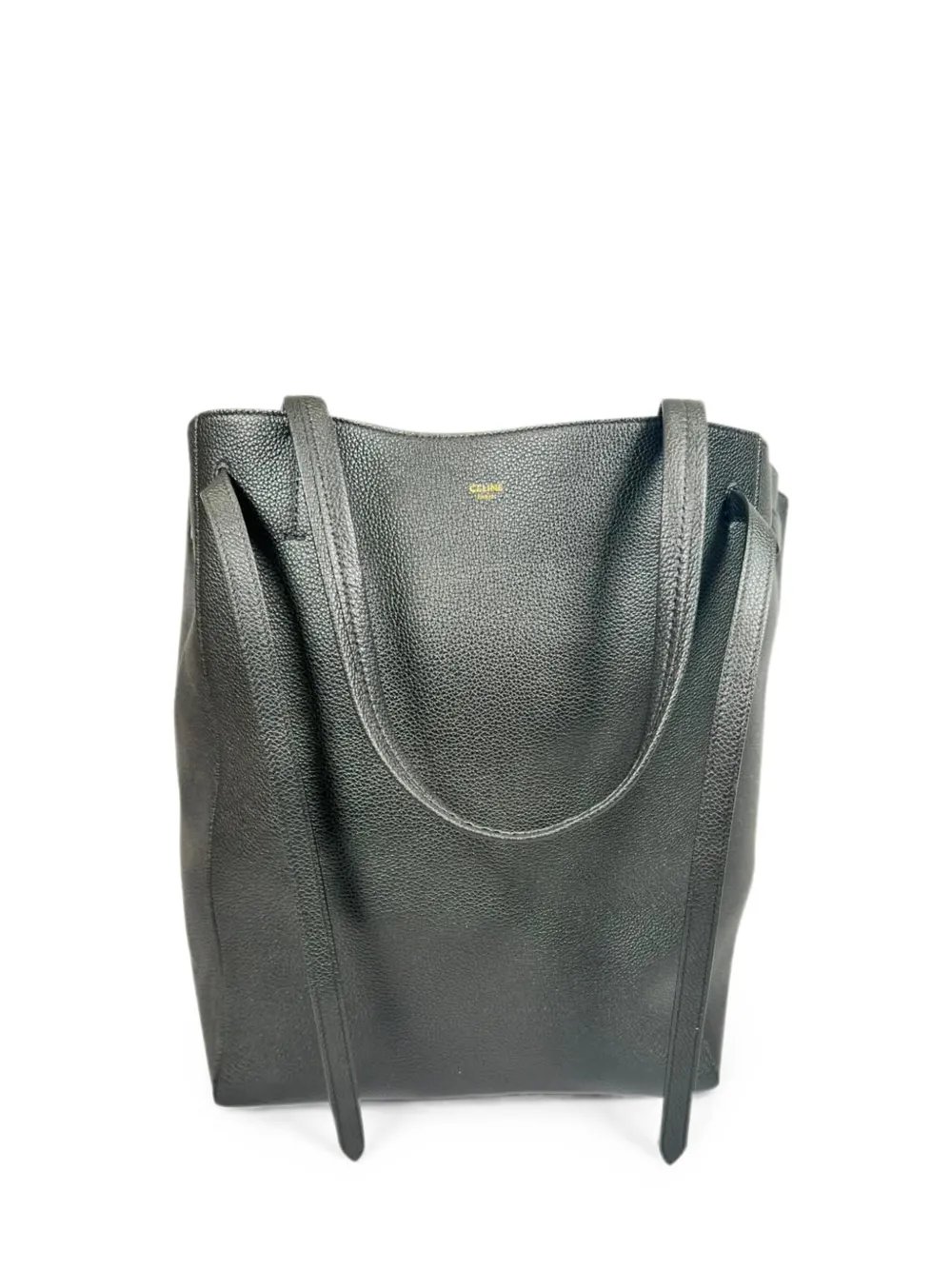 2018 medium cabas phantom leather tote bag
