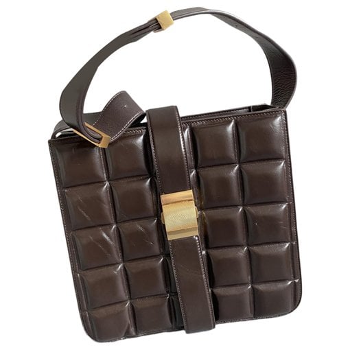 Marie Padded leather handbag