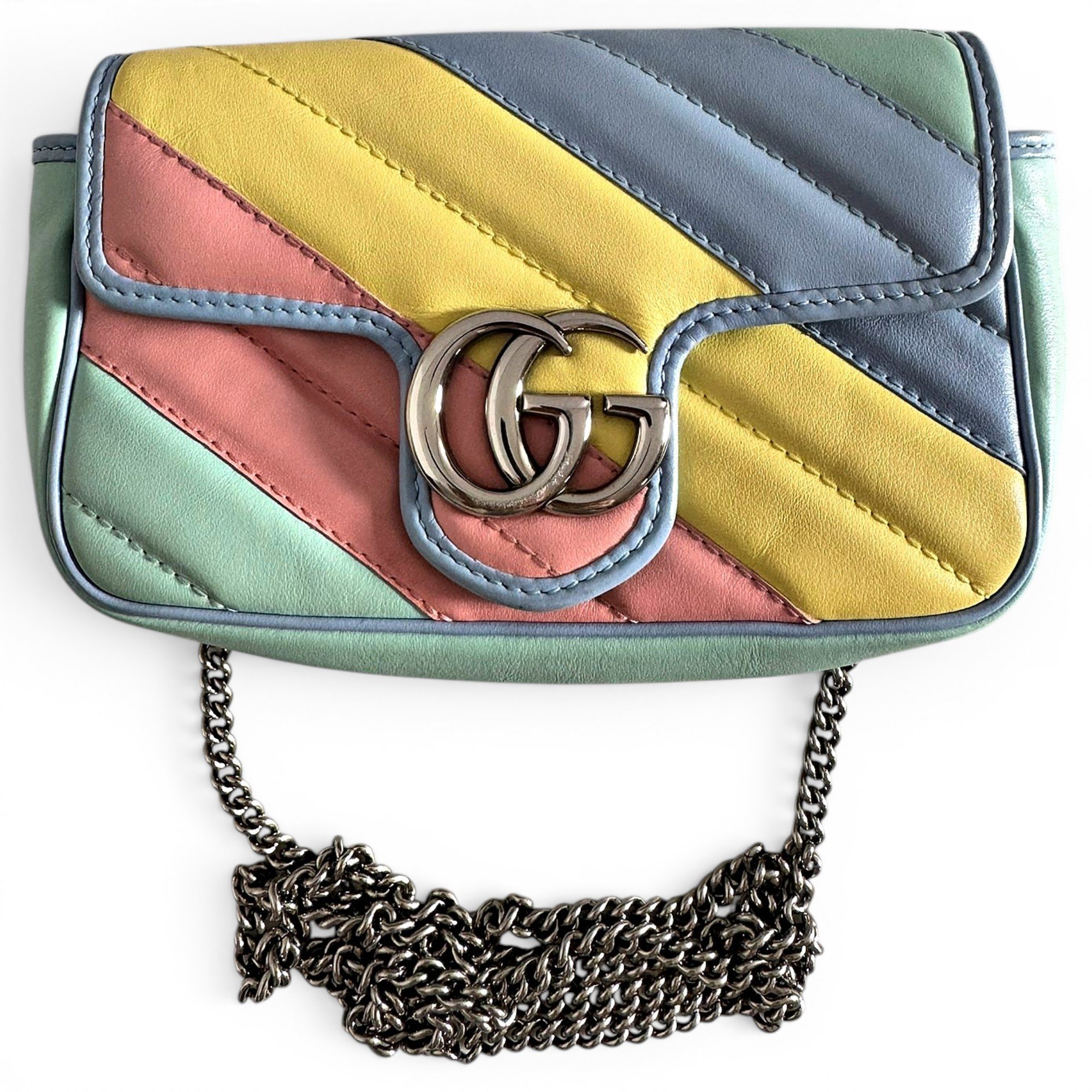GG Marmont Chain Flap leather handbag