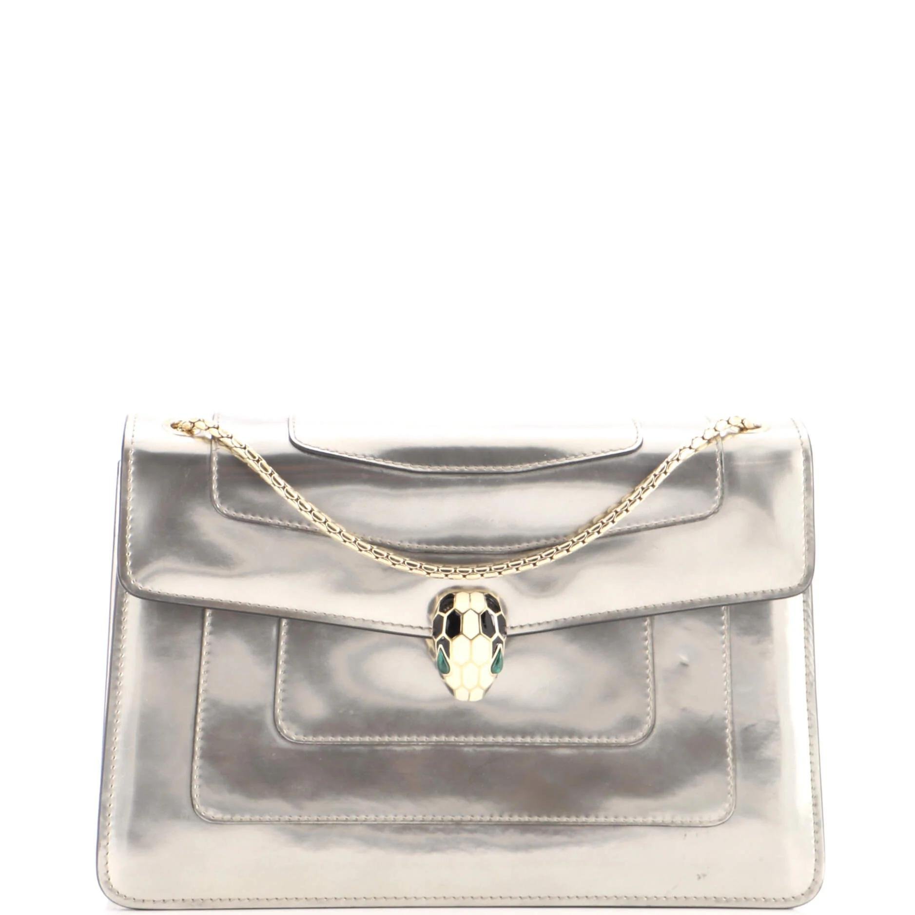 Patent leather handbag
