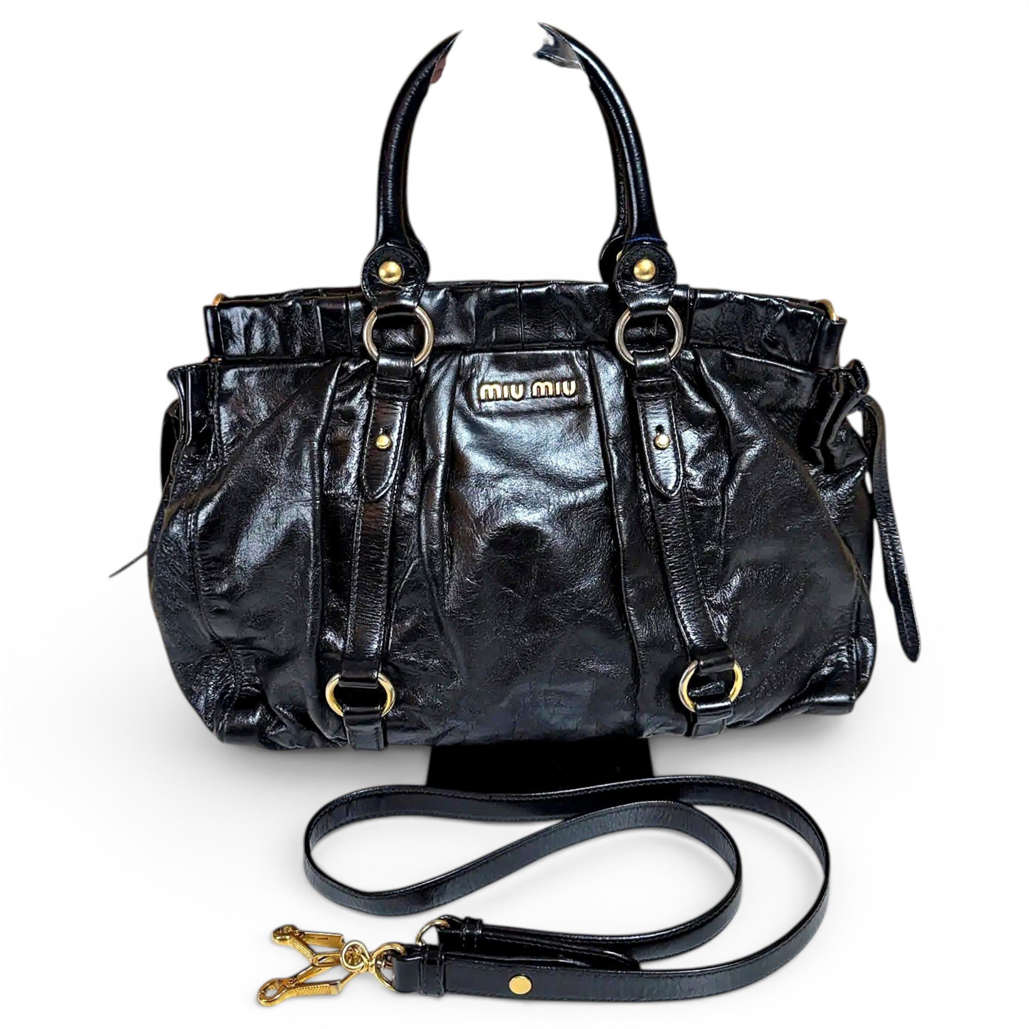 Vitello leather handbag