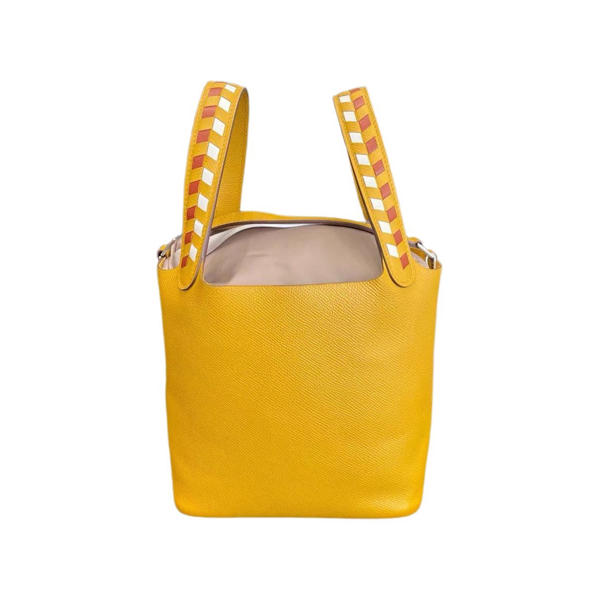 Picotin leather tote
