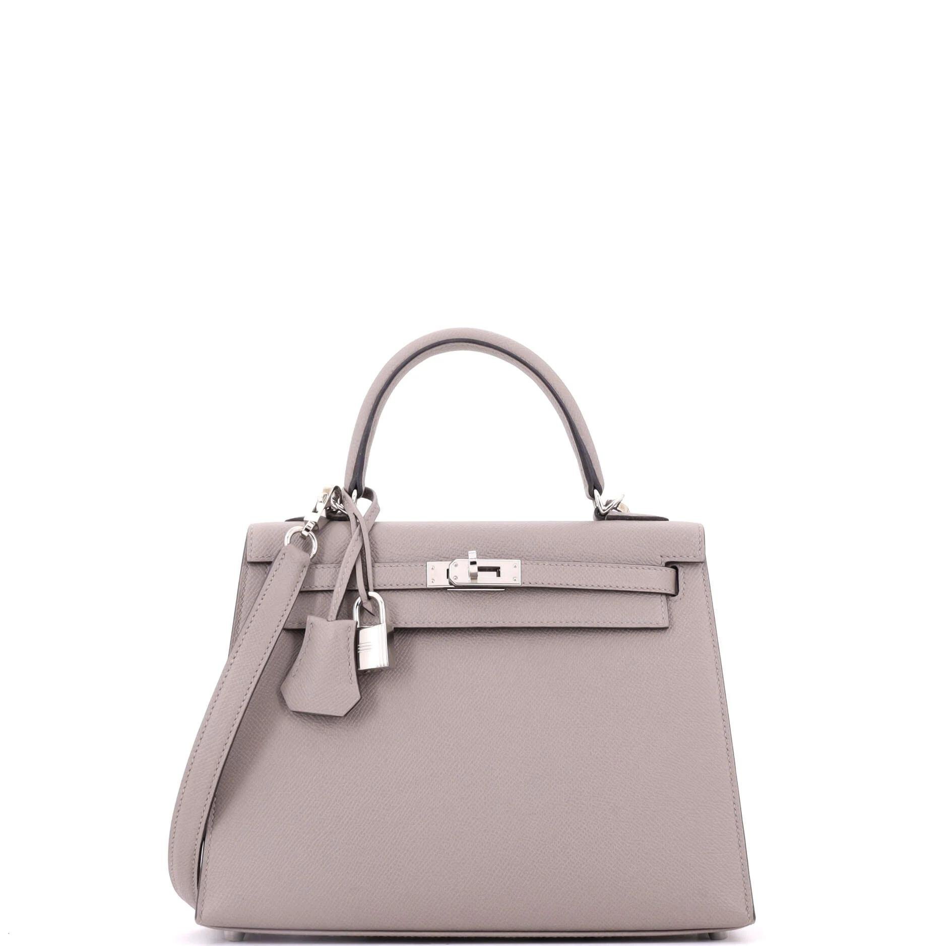Kelly 25 leather handbag