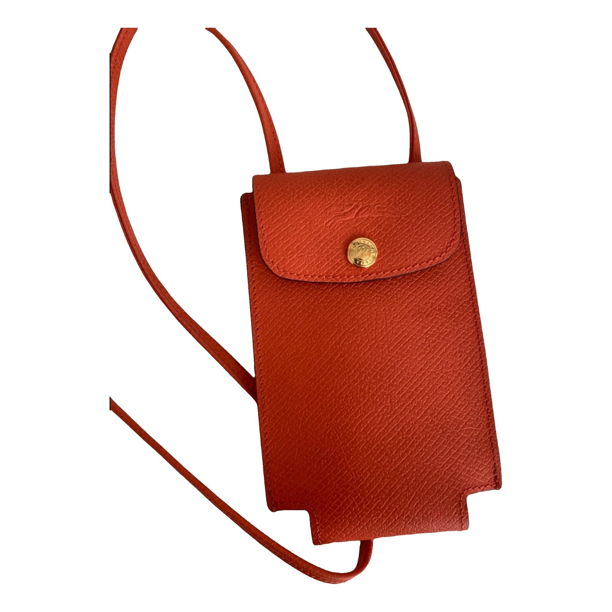 Pliage leather crossbody bag